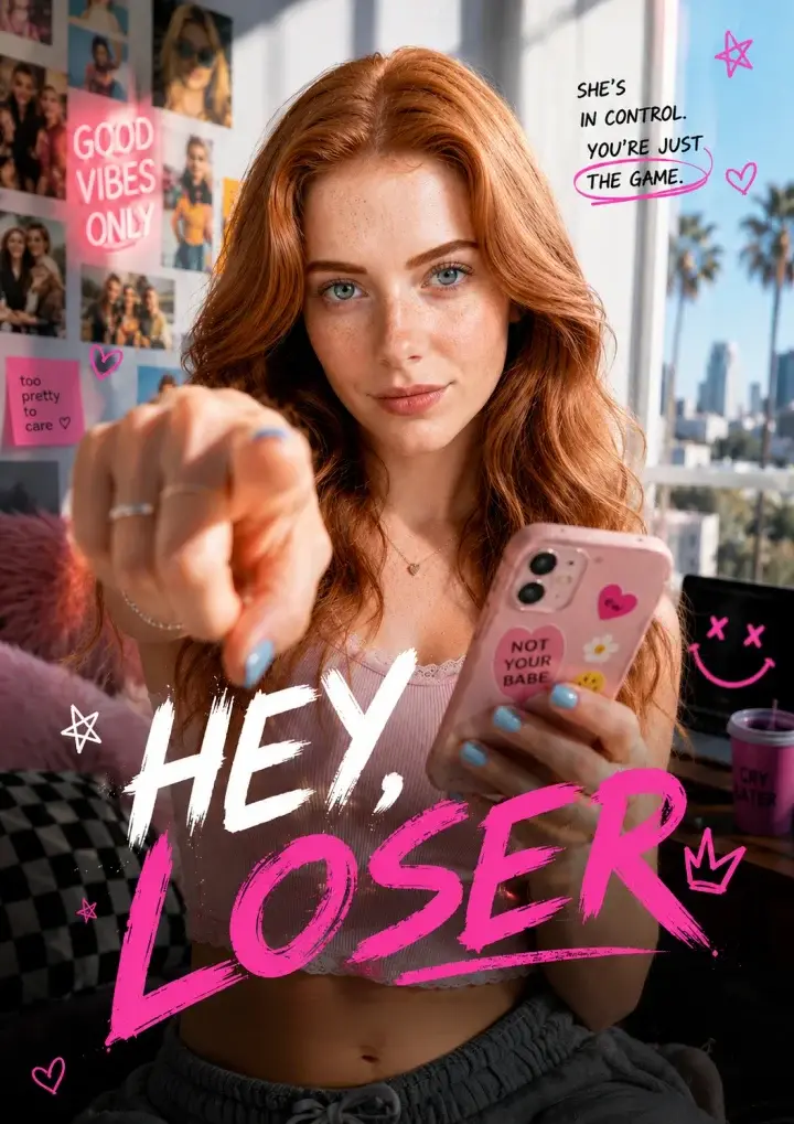 Hey, Loser poster on Candy Shorts