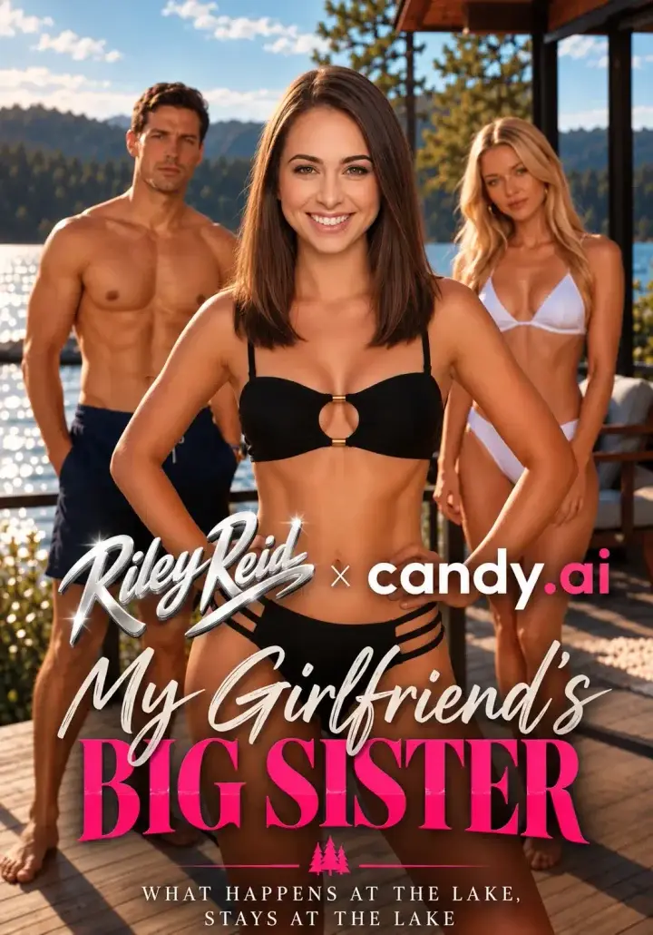 My Girlfriend's Big Sister is Riley Reid poster on Candy Shorts