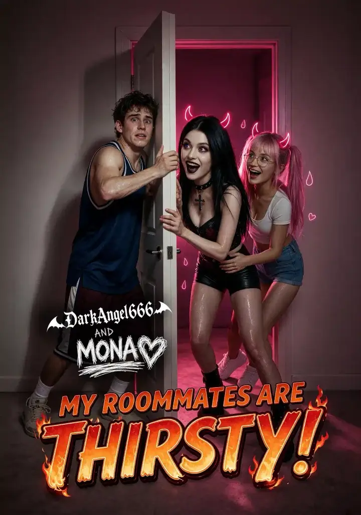 My Roommates are Thirsty! poster on Candy Shorts